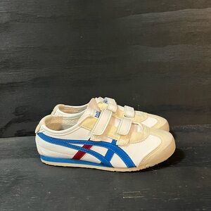 Onitsuka Tiger Mexico 66 Youth Size 1 EU 32.5 Baja Blue Red White Shoes